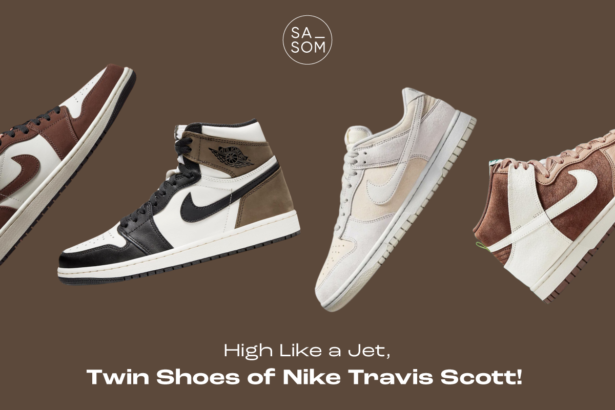 High Like a Jet, Twin Shoes of Nike Travis Scott! 