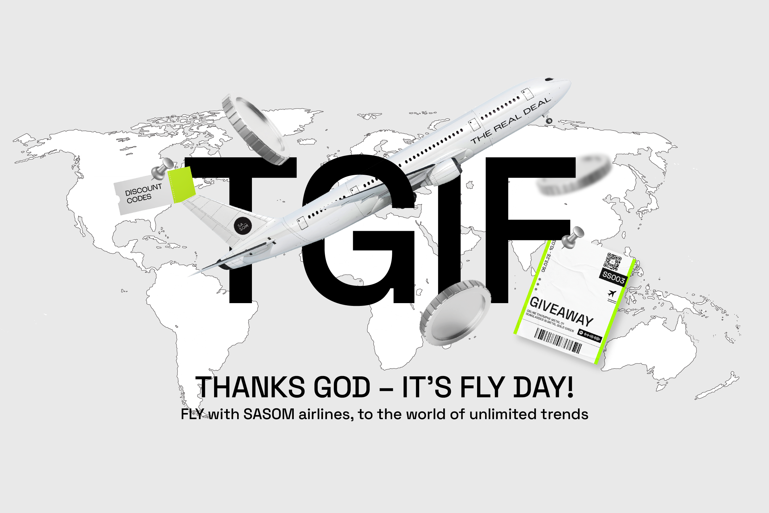 MARCH CAMPAIGN | SASOM AIRLINE TGIF : Thanks god it’s Fly-day